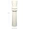 3ft. Cream Metal Tall Art Deco Fluted Floor Vase